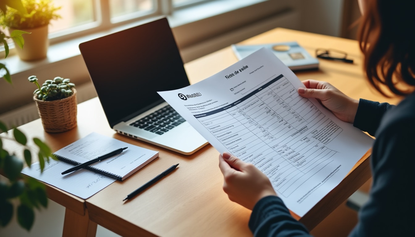 Illustration: Comprendre la structure essentielle d’une fiche de paie au format PDF